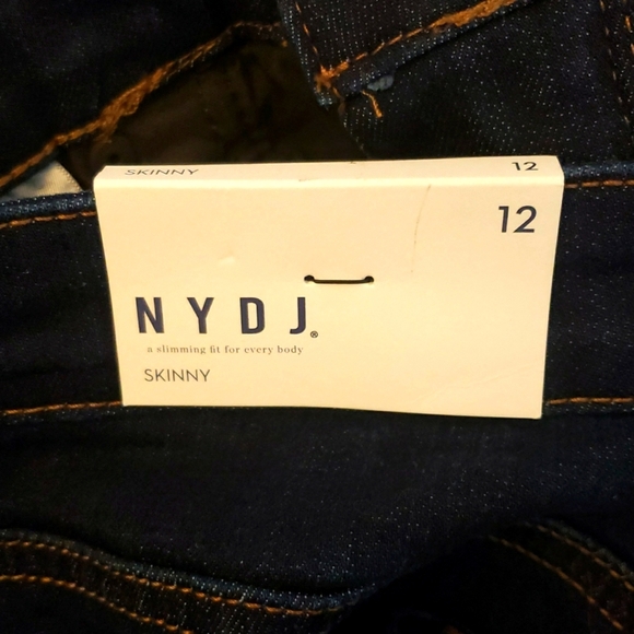 NYDJ Skinny Jeans Dark Wash Size 12 Style #MSSD8706 - Picture 5 of 11